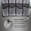 Household oxford fabric over the door hanging men shoe organizer with 24 mesh pockets